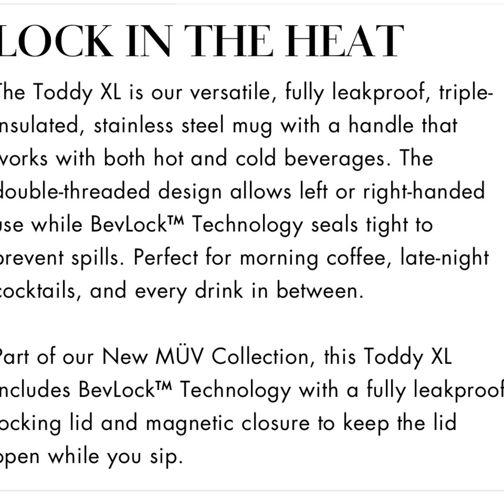 BrüMate XL toddy Black Leopard Coffee Mug - Picture 3 of 4